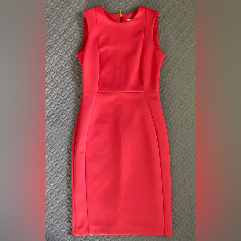 Calvin Klein Exposed -Zipper Dress